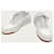 Prada Baskets triangle en daim blanc - vue 3