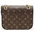 Louis Vuitton Pochette con hebilla Monogram Castaño - vista 5