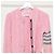 Thom Browne Strickjacke aus Wolle mit Zopfmuster Pink - Ansicht 4