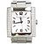 Dior Christian Square Silver Plate Diamond Steel Watch Multiple colors