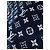 Louis Vuitton Navy Monogram Full Towel Knit Hoodie Blau - Ansicht 3