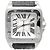 Cartier Relógio Santos em aço (Medium) Prata