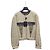 Louis Vuitton Lurex-Tweed-Jacke mit Volantärmeln Weiß