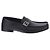 Fendi Mocassini FF Squared in pelle