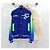 Louis Vuitton Mix Gradient Leather Varsity Jacket Blue - view 8