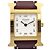 Hermès Hour Uhr vergoldet Golden