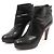 Prada Stivaletti con zip in pelle nera da donna Nero - vista 2