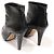 Prada Stivaletti con zip in pelle nera da donna Nero - vista 4