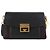Givenchy Borsa a tracolla con catena media placcata oro Nero