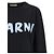 Marni Langarm-T-Shirt aus Baumwolle mit Logo Schwarz - Ansicht 6