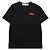 Comme Des Garcons Play Double Heart T-Shirt Schwarz