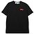 Comme Des Garcons Play Double Heart T-Shirt Schwarz - Ansicht 3