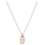 Hermès Farandole Rose Gold Pendant Necklace Pink  - view 1