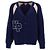 Kenzo Paris Varsity Logo Patch Cardigan Schwarz