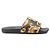 Versace Sandali slide in gomma stampata Nero