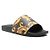 Versace Sandali slide in gomma stampata Nero - vista 5