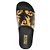 Versace Sandali slide in gomma stampata Nero - vista 7
