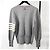 Thom Browne Diagonales Armband Milano Strick Grau Braun - Ansicht 3