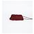 Prada Mini borsa a tracolla e crossbody in nylon nero con logo sport in pelliccia rossa - vista 6