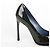 Saint Laurent Grüne Pumps aus Lackleder - Ansicht 3