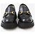 Gucci Mocassini in pelle con suola chunky nera Nero - vista 2