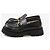 Gucci Mocassini in pelle con suola chunky nera Nero - vista 3