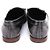Tod's Mocassino in pelle nero e argento con doppio logo da donna - vista 12