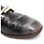 Tod's Mocassino in pelle nero e argento con doppio logo da donna - vista 6