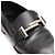 Tod's Mocassino in pelle nero e argento con doppio logo da donna - vista 7