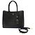 Prada Borsa a mano con tracolla Saffiano Triangle Logo Black Nero
