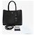 Prada Borsa a mano con tracolla Saffiano Triangle Logo Black Nero - vista 8