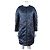 Moncler Lange gesteppte Lederjacke