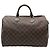 Louis Vuitton Damier Ebene Speedy Tote Bag Braun
