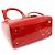 Dior Lady Medium in vernice rosso con cuciture cannage - vista 5
