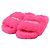 Balenciaga Furry Slide Hausschuhe Hot Pink Größe