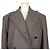Balenciaga Multi-Check Asymmetric Oversized Wool Long Coat Multiple colors - view 7