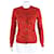 Hermès Kaschmir-Cardigan Rot  - Ansicht 1