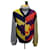 Gucci Maglia in jacquard a righe con collo alto Multicolore  - vista 1