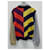 Gucci Maglia in jacquard a righe con collo alto Multicolore  - vista 4
