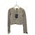 Louis Vuitton Langarmshirt aus gekräuselter Strick mit Streifen Weiß