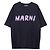 Marni Kurzärmeliges T-Shirt mit Logo-Print für Damen - Ansicht 3