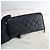 Chanel Portafoglio lungo con zip in caviar nero - vista 4