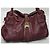 Burberry Borsa Tote a Spalla in Pelle Bordeaux - vista 2