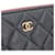 Chanel Clutch Caviar Large Blu  - vista 7