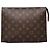 Louis Vuitton Pochette Toilett Clutch Bag Marrone