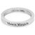 Maison Martin Margiela Anello in argento con logo inciso - vista 2