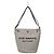 Saint Laurent Borsa bucket in lino a righe Rive Gauche Multicolore