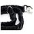 Chanel Black Lambskin Crystal CC Waist Belt - view 4