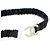 Chanel Black Lambskin Crystal CC Waist Belt - view 5