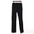 Louis Vuitton Pantaloni in lana e cotone neri Nero - vista 4